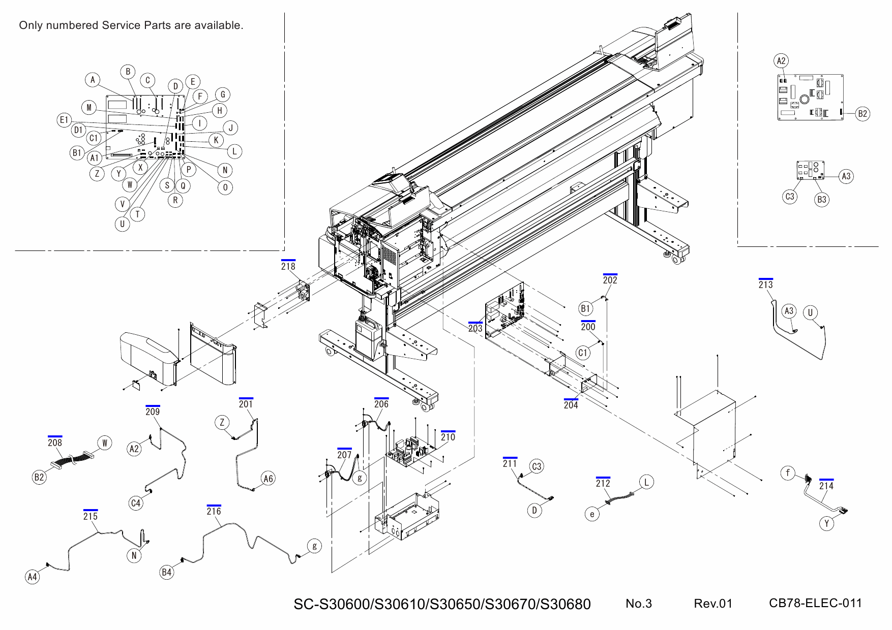 EPSON SureColor S30600 S30610 S30650 S30670 S30680 Parts Manual-5